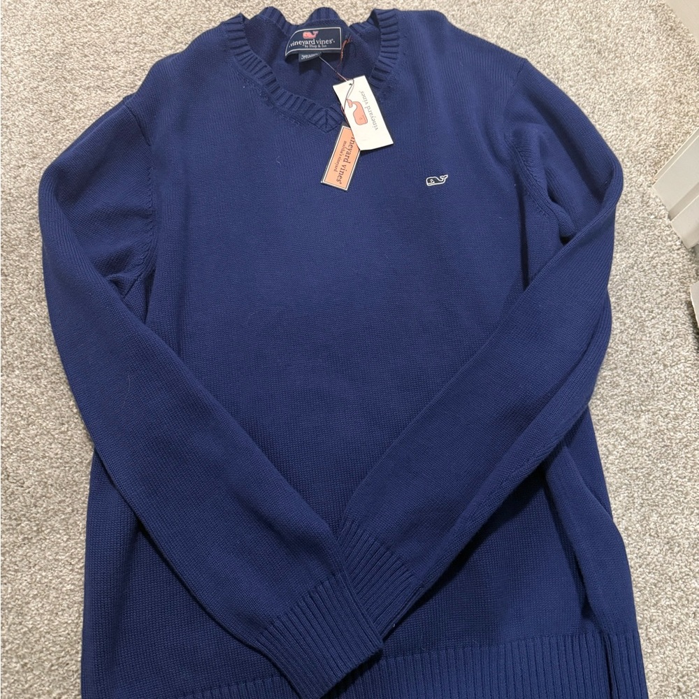 Vineyard Vines Navy Crewneck Sweater